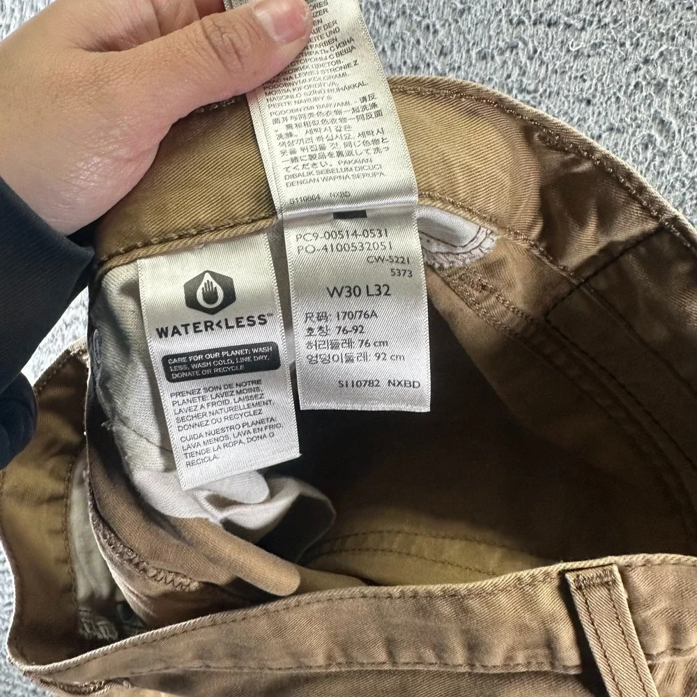 Levi's 514 Jeans Mens 30x32 Brown Cotton Denim Straight Stretch Workwear Travel